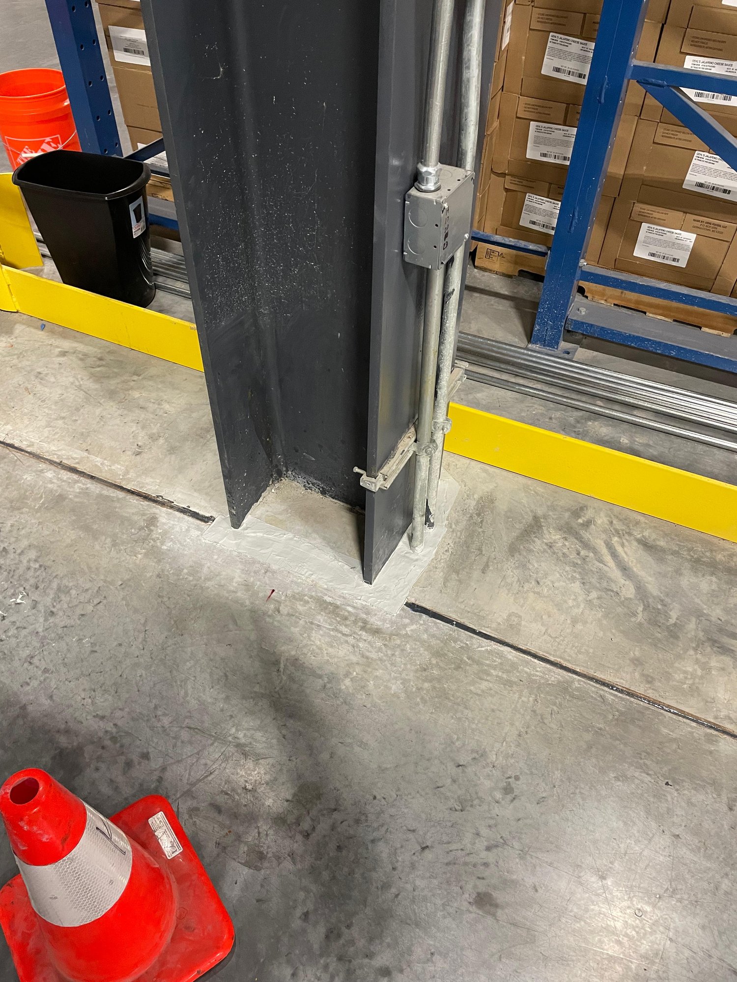 Column Base Concrete Repair - after